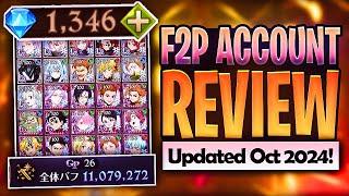 F2P JP Grand Cross Monthly Account Review October 2024 | Seven Deadly Sins: Grand Cross