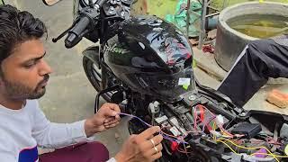 pluser 125cc bike self starter rimod install