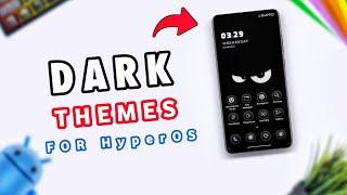  3 AMAZING Dark Mode Supported Themes For Xiaomi HyperOS | Dark Themes for miui | Dark Theme