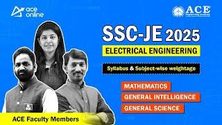 SSC JE 2025 Electrical Engineering | Syllabus & Subject-Wise Weightage | Ace Online