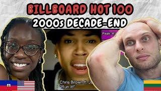REACTION TO Billboard Decade-End Hot 100 Singles Of The 2000's | FIRST TIME WATCHING
