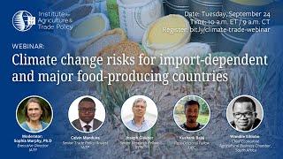 Climate change risks for import-dependent and major food-producing countries