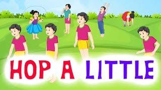 Hop a Little | English Nursery Rhyme with Lyrics | KIdda Junction