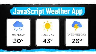 How To Build A Weather App In JavaScript Without Needing A Server