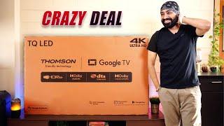 55 inch 4K Google TV with Dolby Vision Rs 28,499 - Thomson TQ-LED TV Review (2023) 