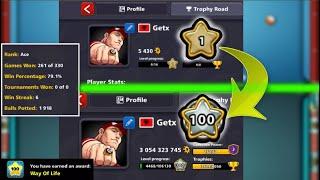 8 Ball Pool - LEVEL 1 TO LEVEL 100