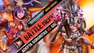 *DOUBLE NEW CODEX!* Adepta Sororitas vs Genestealer Cults | Warhammer 40k Battle Report