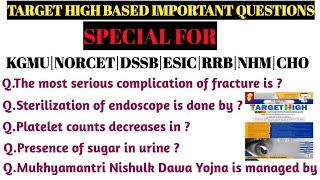 Target High Based Important Questions|Target high based Important Questions for Nursing Exams