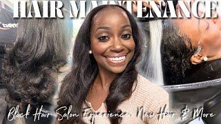 Hair Maintenance Vlog! Visiting Black Hair Salon For First Time In Years! Mommy SelfCare Vlog Pt 1