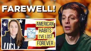 American Reacts to 11 American Habits Lost After Moving To UK!