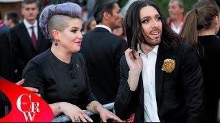 Kelly Osbourne meeting Curtis Ryan Woodside at Lifeball in Vienna