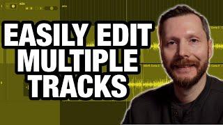 Edit Multiple Takes and Tracks Using Groups in Logic Pro