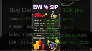 EMI vs SIP  #stockmarket #mutualfunds #shortsviral #inputoutputcampus