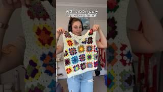 I Made a Vest Out of Granny Squares