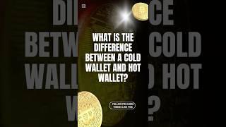 What is the difference between a cold wallet and hot wallet? #howtoearnmoneyfromusstockmarket