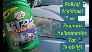 Turtle Wax Headlight Cleaner & Sealant / Turtle Wax Far Temizleyici ve Koruyucu (Elle Uygulama)