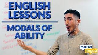 Modals of Ability - Free English Grammar Lesson B2 (Upper Intermediate)