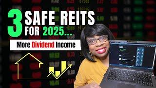 My Top 3 Safe REITS For Passive Income in 2025! ($100 Monthly Investment)