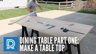 Build a Farmhouse Dining Table - Part One