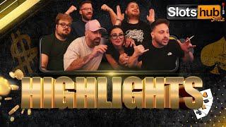 Slotshub Skillz Big Wins & funny moments | Οι μεγάλες νίκες της ομάδας με Pure & ΖΝ Ζώδια με Μήδε!