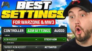 BEST SETTINGS For Warzone & MW3 SEASON 5! (Graphics, Audio & Controller Settings)