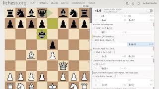 A typical 800 rated chess game (Baka Mitai)