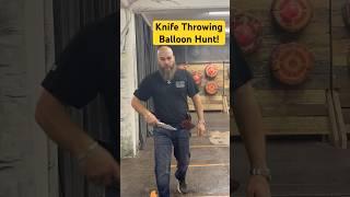 EXTREME KNIFE THROWING - No Balloon Is Safe! 