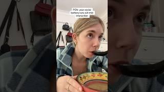 Stop talking                                #social #socialbattery #funny #real #comedy #life