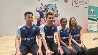 Perodua Malaysia Masters 2023 Q&A with Pearly Tan, Thinaah. M, Aaron Chia and Soh Wooi Yik