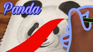 Drawing an EPIC Panda Doodle