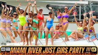 MIAMI ONLY GIRLS BOAT PARTY!  BOATS AND YACHTS! [ THEY DIDN'T COME TO FOLLOW RULES ] BOATHUB !!!