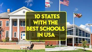 10 States With the Best Education in USA