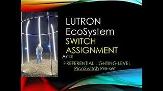 ES02 LUTRON EcoSystem PICO Switch Association with PowPak Energi TriPak and Preset Demo - VIVE