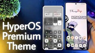 HyperOS Premium Theme For Any Xiaomi Devices | New Anime System | #hyperos #kakashihatake