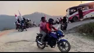 Bike accident in nepal