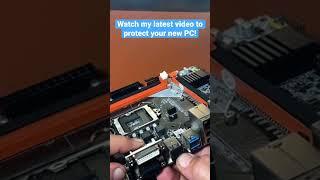 Motherboard dust protectors are a MUST HAVE #techtip #pcbuild