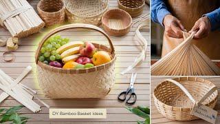 Bamboo Basket weaving ideas @nitaihandicrafts1134