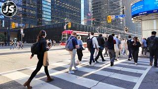 Financial District Rush Hour | Downtown Toronto Walk (Sept 2024)