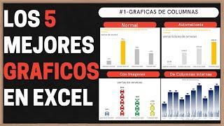 Los 5 mejores gráficos de Excel  (#1 graficas de COLUMNAS)