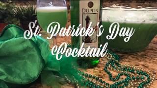 St  Patrick's Day Cocktail