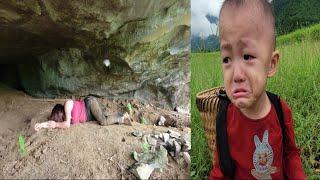 Single mother harmed by bad guys - Poor boy traps trash every day to find food - Survive