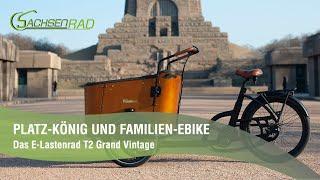 Das Auto stehen lassen mit diesem Ebike: T2 Grand Vintage Lastenrad