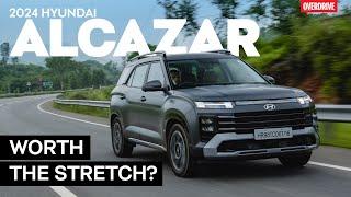 2024 Hyundai Alcazar facelift review - Better than Creta? | Overdrive | CNBC TV18