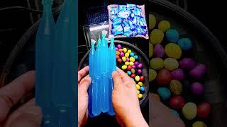 COLORFUL EGGS & ICED POP #asmr #mini #egg #icepop #blue #colors #sweet #favorite #satisfying #trend