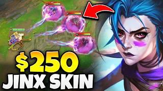 RIOT JUST RELEASED A NEW $250 JINX SKIN AND IT'S AMAZING! (ARCANE FRACTURED JINX)