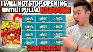 OPENING $600 BOXES OF ABSOLUTE FOOTBALL UNTIL I PULL A RARE KABOOM CASE HIT (INSANE)! 