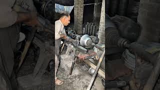 Crafting an Aluminium Pot Without Modern Tools #craftsmanship #youtubeshorts