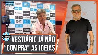 Renato, sem soluções táticas, já não tem o vestiário "na mão"!