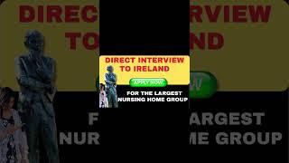 DIRECT INTERVIEW FOR NURSES TO IRELAND