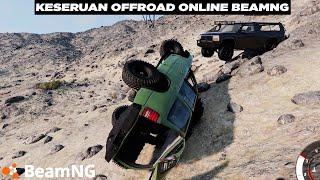 Terguling di Padang Pasir, Gunung Bebatuan & Track Balap Berdebu  BeamNG Multiplayer